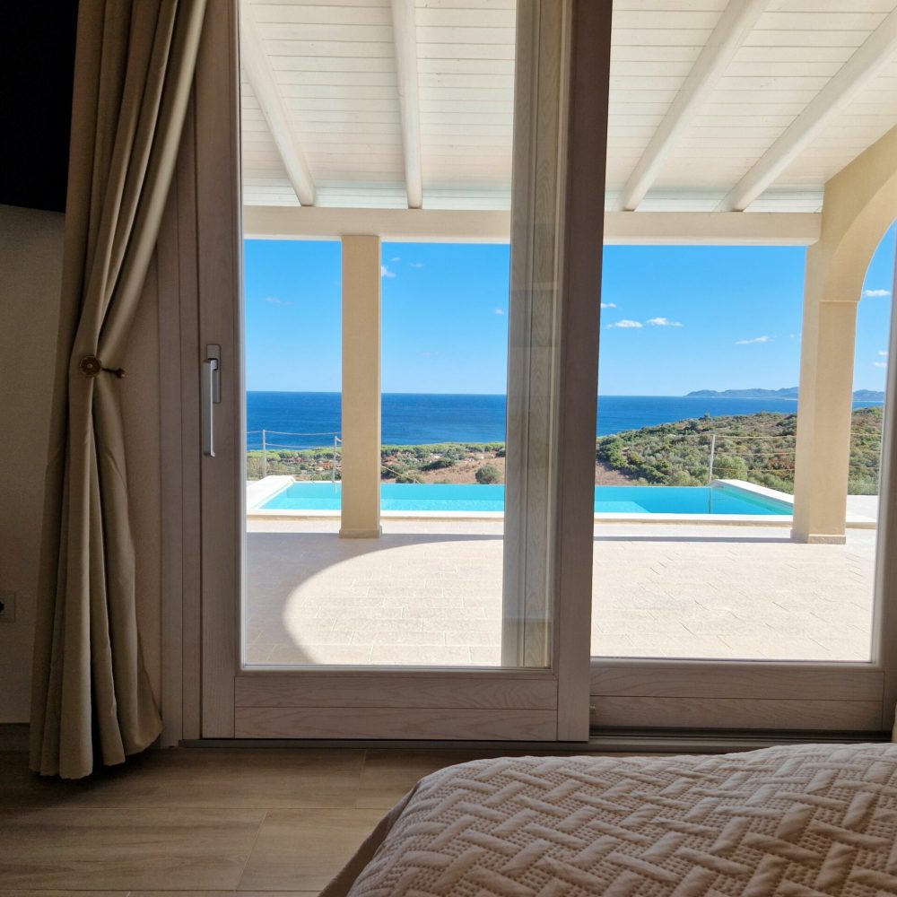 Seaview from bed room