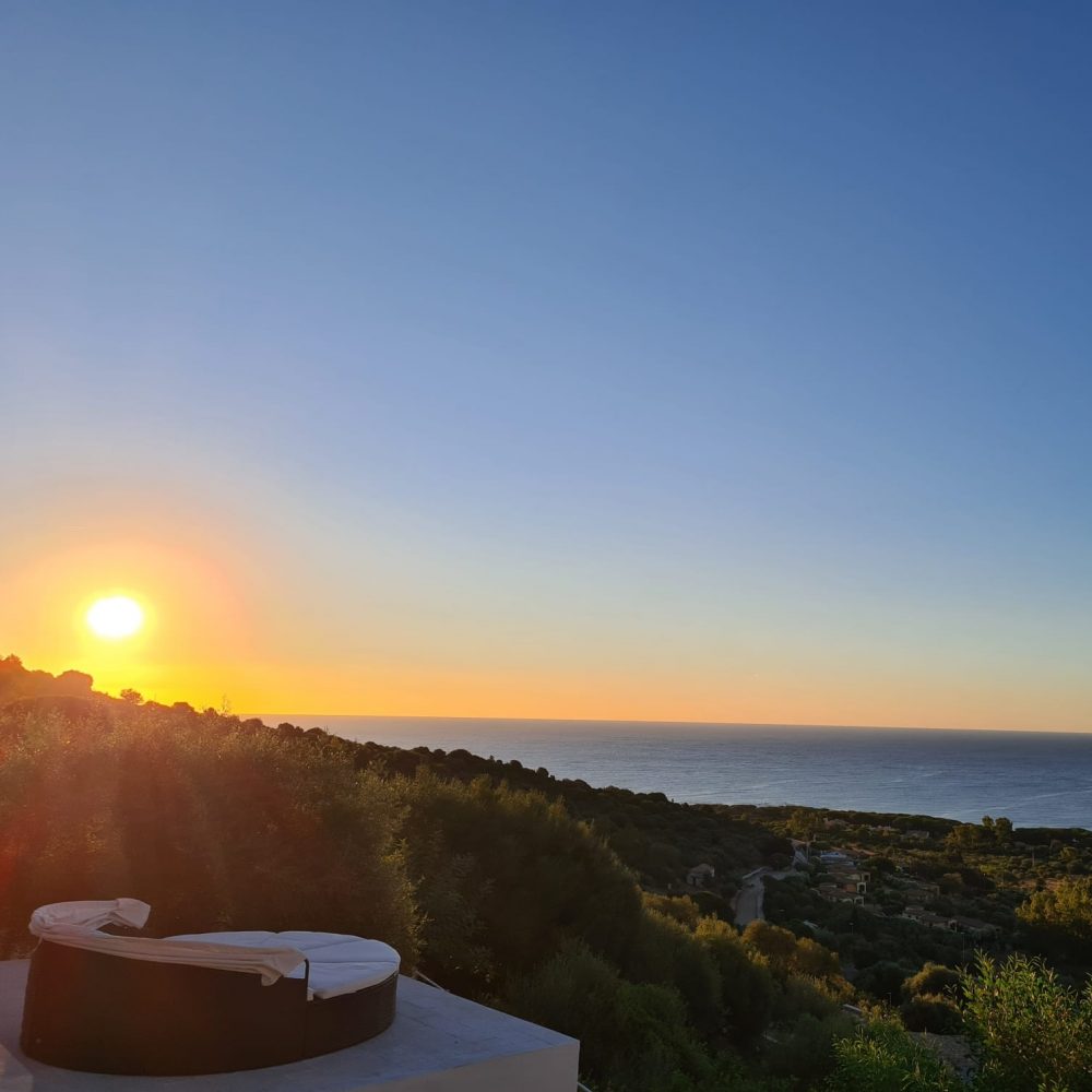 Ausblick Sonneninsel Sonnenaufgang